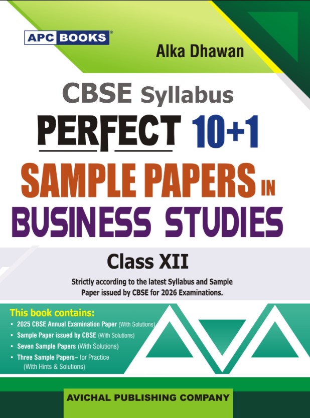APC Books | Perfect 10 Plus 1 Sample Papers in Business Studies Class- XII| CBSE Syllabus